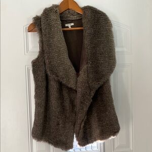 Maurice’s Cozy Brown Fur Vest